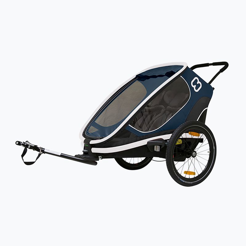 Przyczepka rowerowa Hamax Outback One niebieska/biała