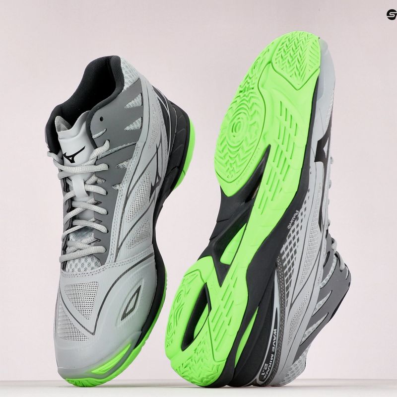 Buty do siatkówki męskie Mizuno Wave Mirage 2.1 Mid zielone X1GA187037 10
