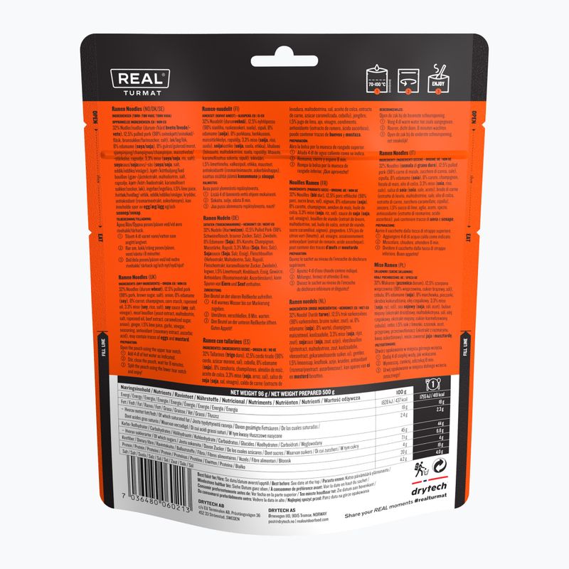 Żywność liofilizowana Real Turmat Makaron Miso Ramen 96 g 2