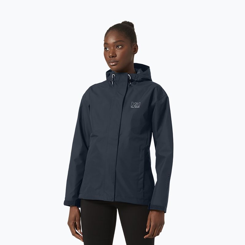 Kurtka przeciwdeszczowa damska Helly Hansen Seven J Rain navy
