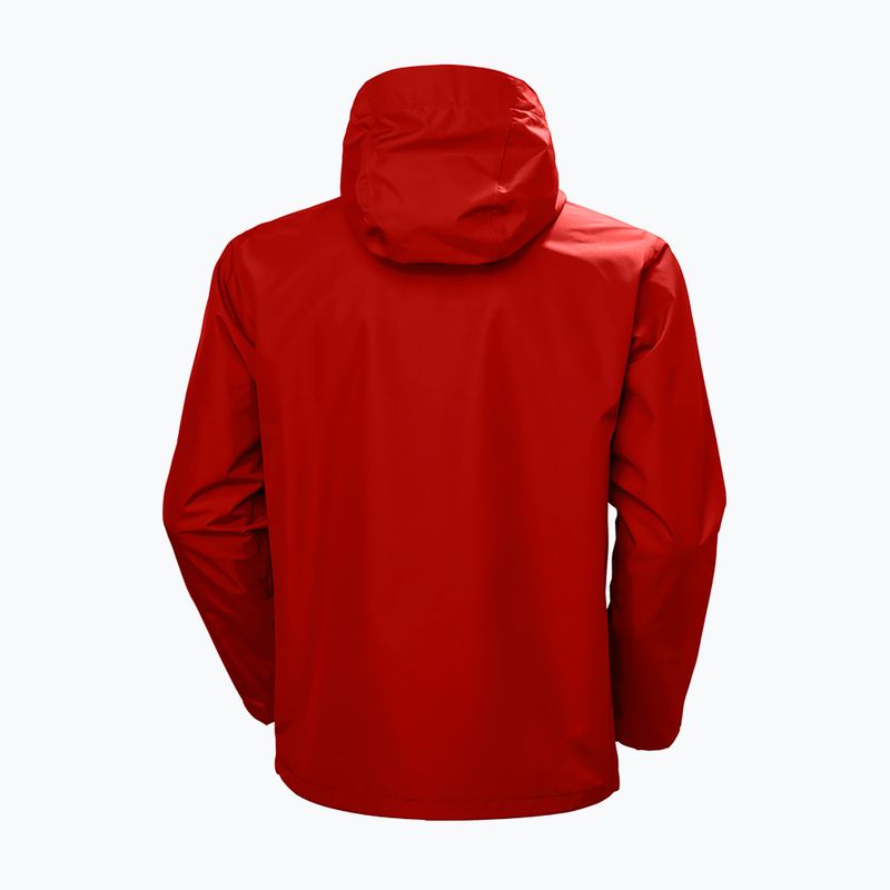Kurtka przeciwdeszczowa męska Helly Hansen Seven J Rain alert red 6