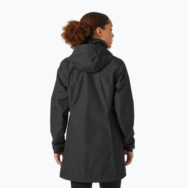 Płaszcz przeciwdeszczowy damski Helly Hansen Aden Long Coat black 2