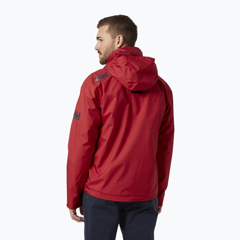 Kurtka żeglarska męska Helly Hansen Crew Hooded red 2