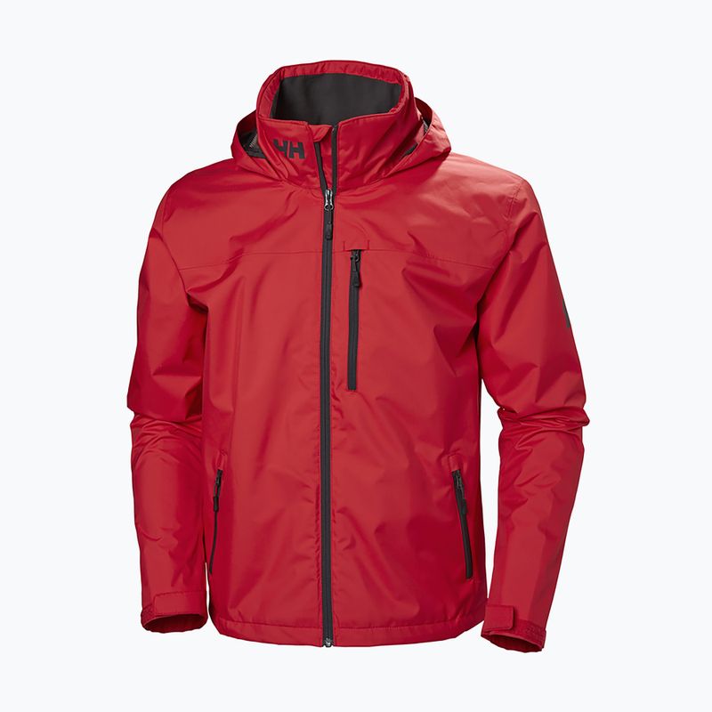 Kurtka żeglarska męska Helly Hansen Crew Hooded red 7