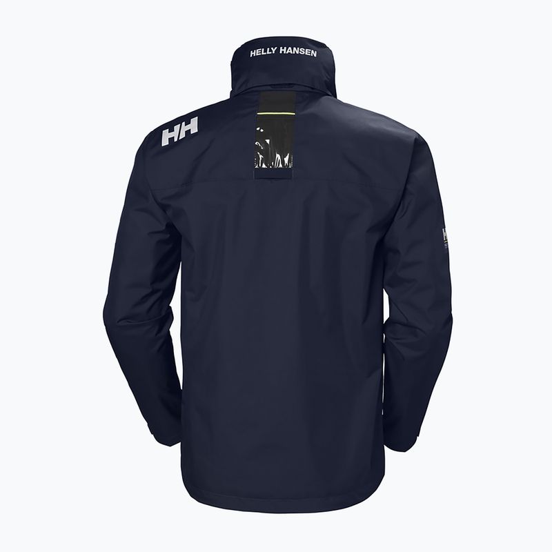 Kurtka żeglarska męska Helly Hansen Crew Hooded navy 4