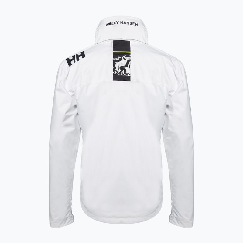 Kurtka żeglarska męska Helly Hansen Crew Hooded white 3