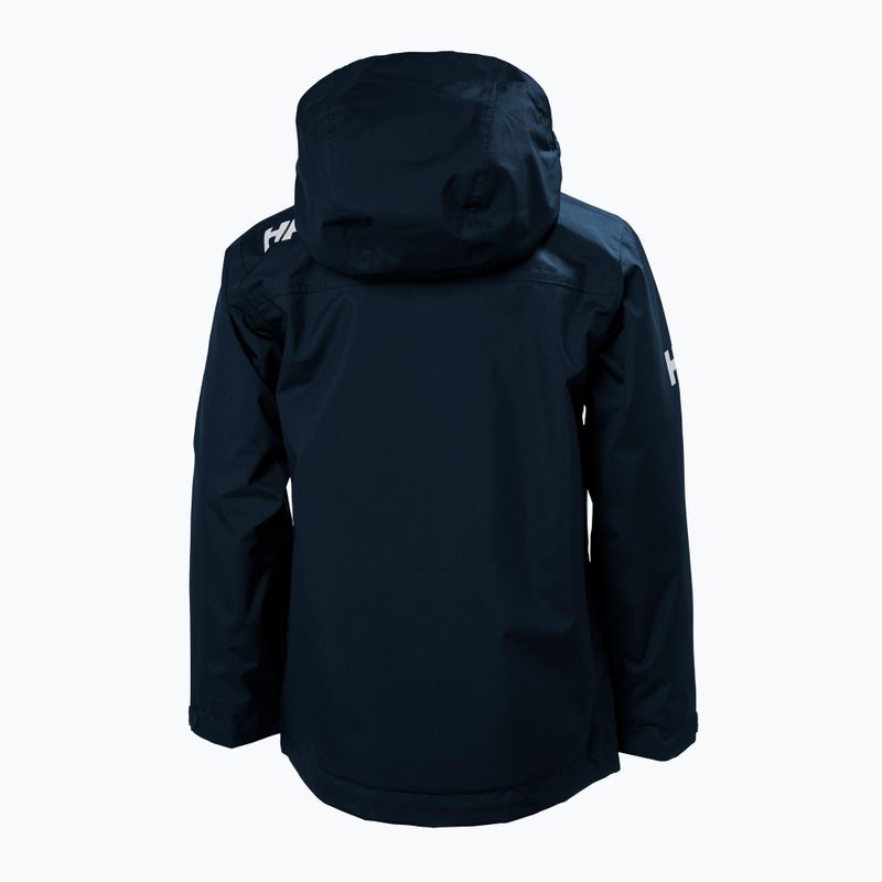 Kurtka żeglarska dziecięca Helly Hansen Crew Midlayer Sail navy 2