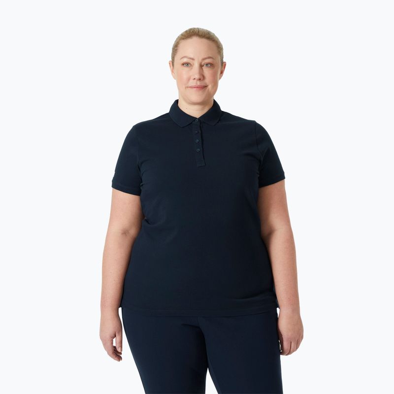 Koszulka polo damska Helly Hansen Crew Pique 2 Polo navy