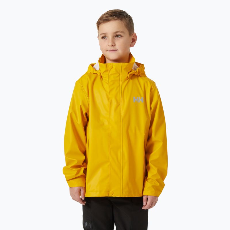 Kurtka żeglarska dziecięca Helly Hansen Moss essential yellow