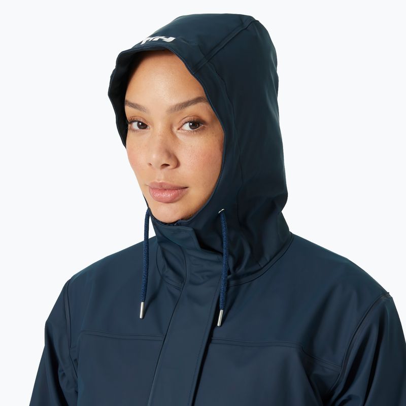 Płaszcz przeciwdeszczowy damski Helly Hansen Moss Rain Coat navy 3