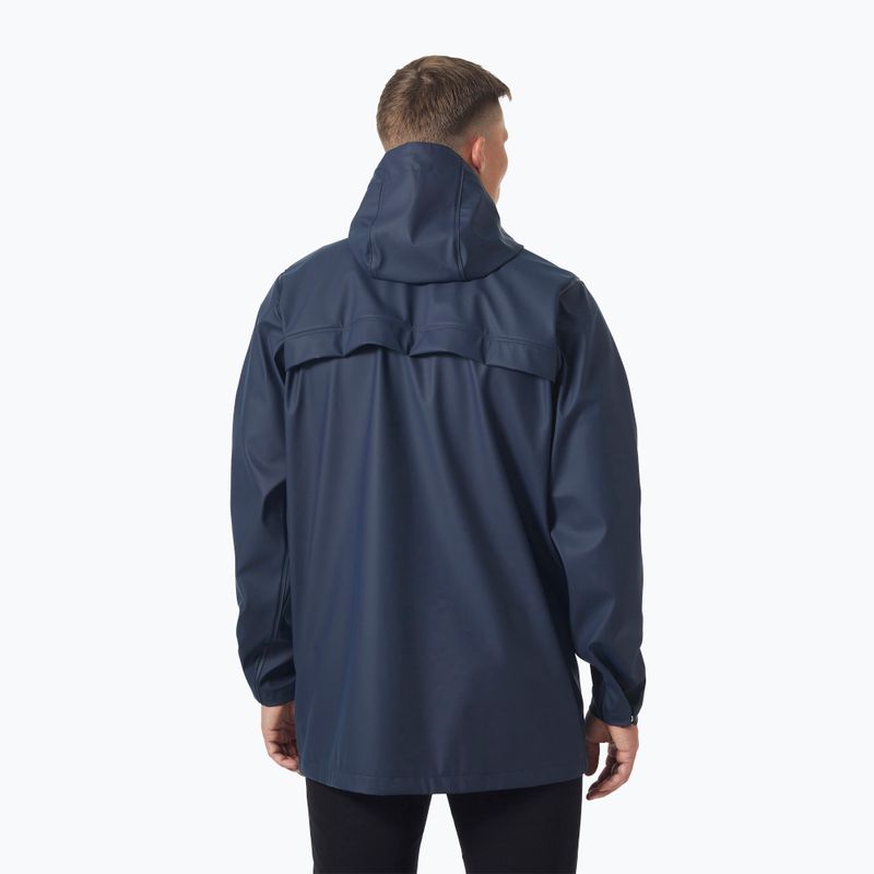 Kurtka przeciwdeszczowa męska Helly Hansen Moss Rain Coat navy 2