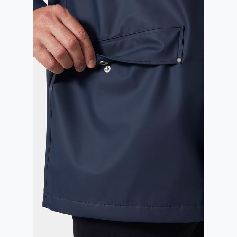 Kurtka przeciwdeszczowa męska Helly Hansen Moss Rain Coat navy 5