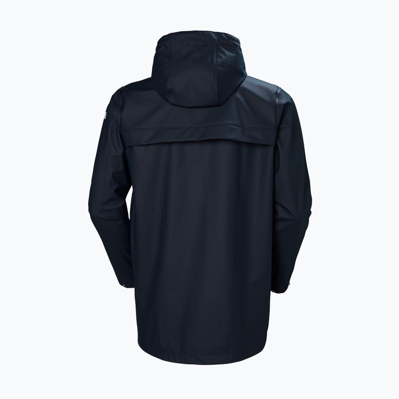 Płaszcz przeciwdeszczowy męski Helly Hansen Moss Rain Coat navy 7