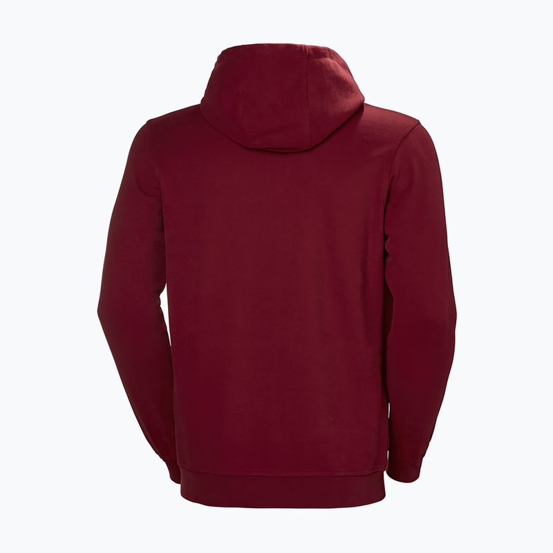 Bluza męska Helly Hansen HH Logo Hoodie oxblood 5