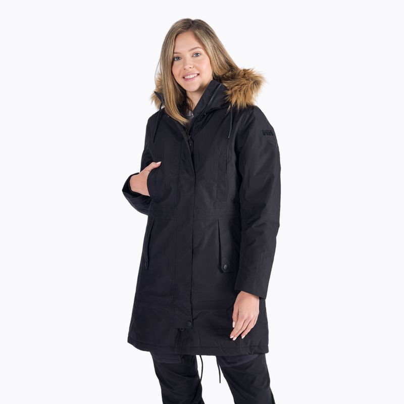 Płaszcz zimowy damski Helly Hansen Mayen Parka black