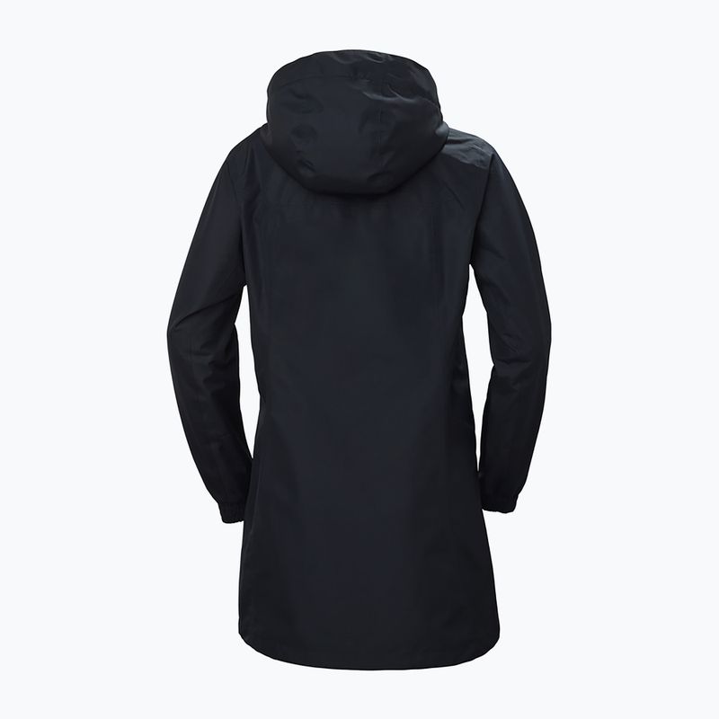 Płaszcz przeciwdeszczowy damski Helly Hansen Aden Long Coat navy 2