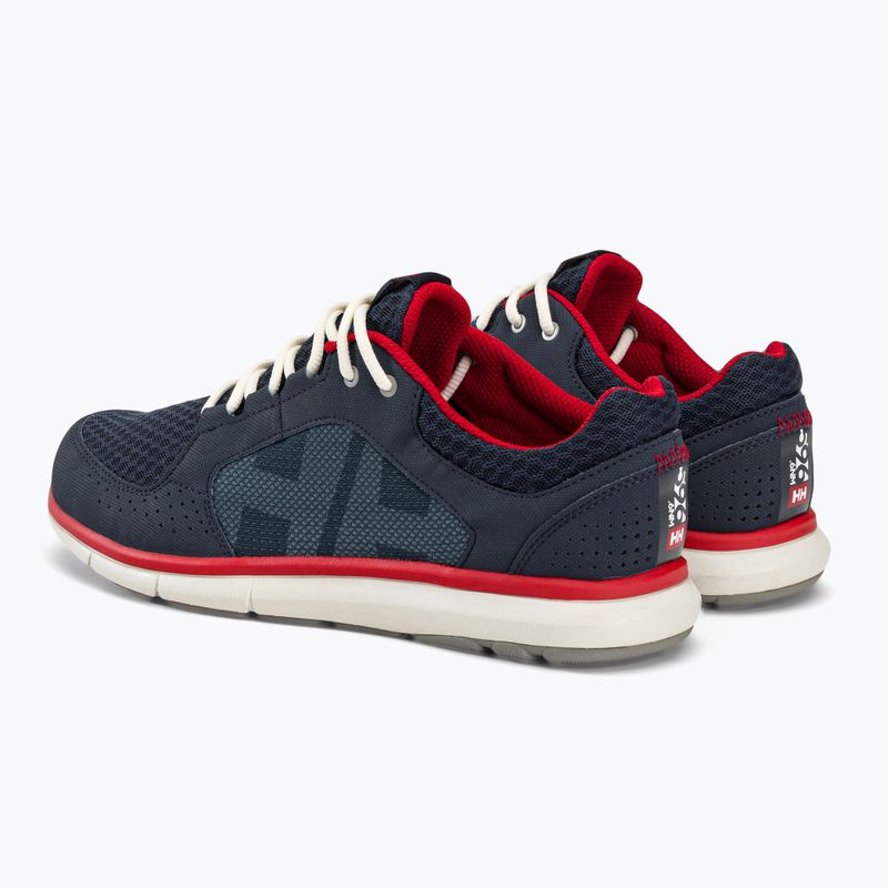 Buty męskie Helly Hansen Ahiga V4 Hydropower navy/flag red/off white 3