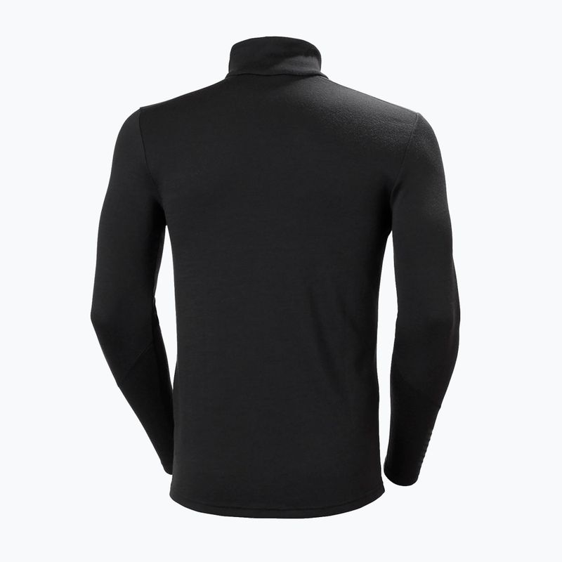 Bluza termoaktywna męska Helly Hansen Lifa Merino Midweight 1/2 Zip black 2