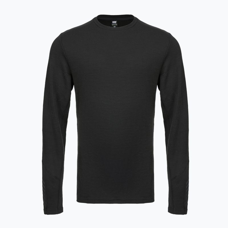 Bluza termoaktywna męska Helly Hansen Lifa Merino Midweight Crew black