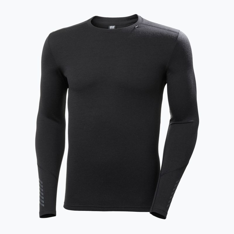 Longsleeve termoaktywny męski Helly Hansen Lifa Merino Midweight Crew black