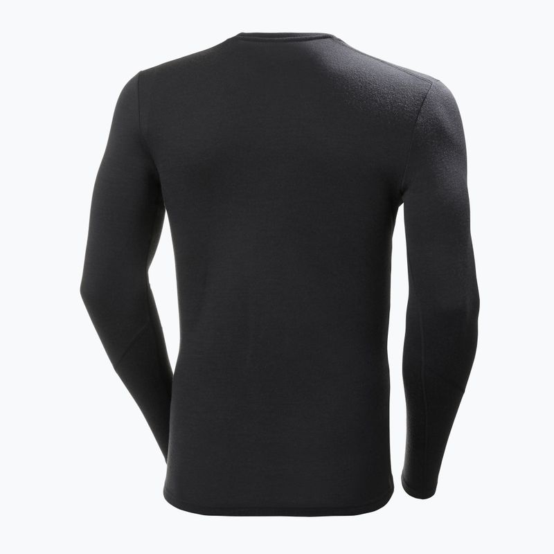 Longsleeve termoaktywny męski Helly Hansen Lifa Merino Midweight Crew black 2