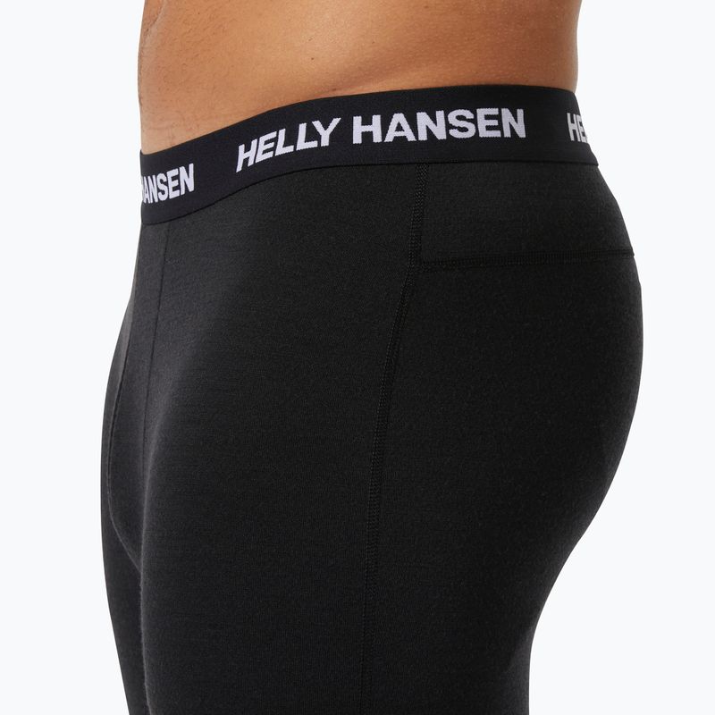 Spodnie termoaktywne męskie Helly Hansen Lifa Merino Midweight 3/4 black 3