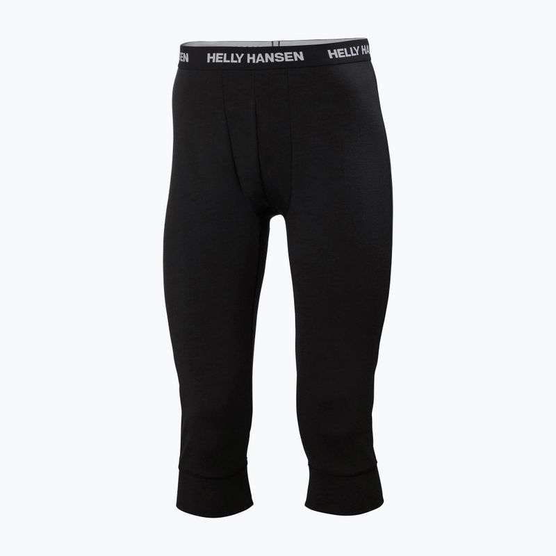 Spodnie termoaktywne męskie Helly Hansen Lifa Merino Midweight 3/4 black 4