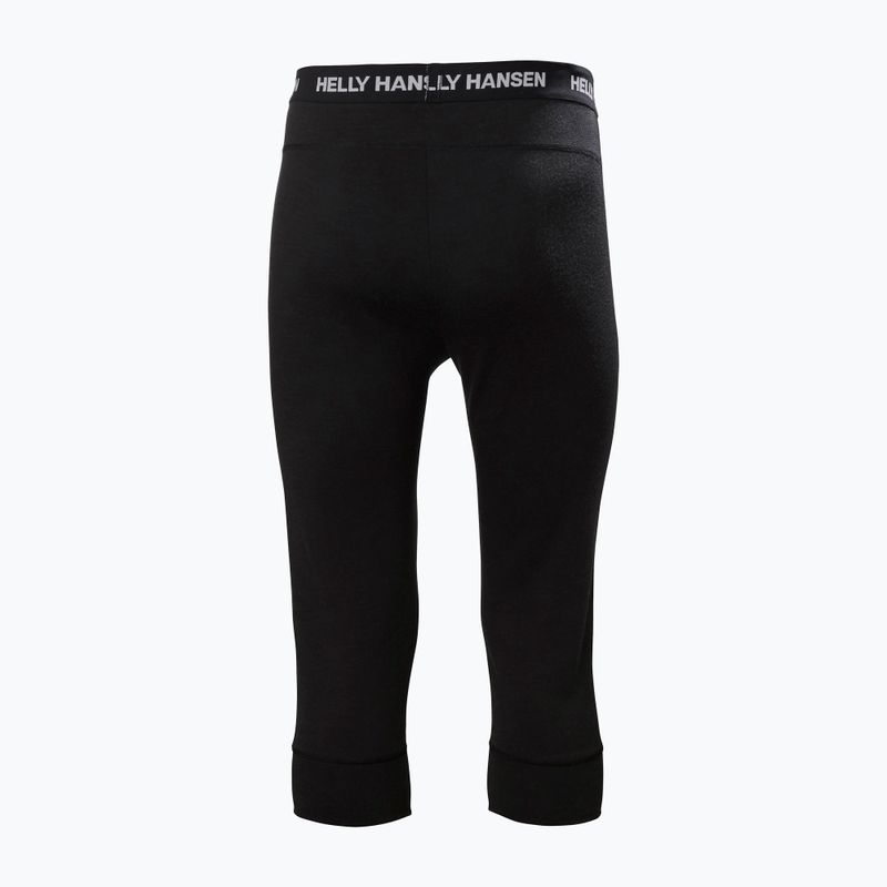 Spodnie termoaktywne męskie Helly Hansen Lifa Merino Midweight 3/4 black 5