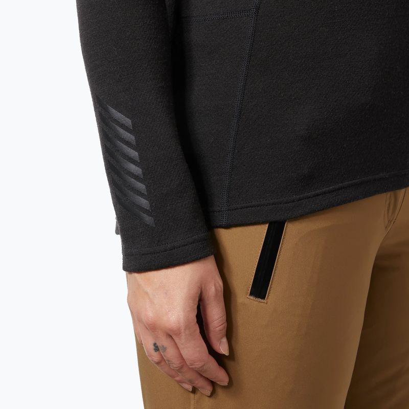 Bluza termoaktywna damska Helly Hansen Lifa Merino Midweight 1/2 Zip black 4