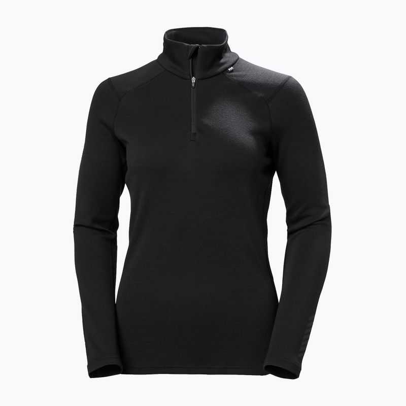 Bluza termoaktywna damska Helly Hansen Lifa Merino Midweight 1/2 Zip black 5