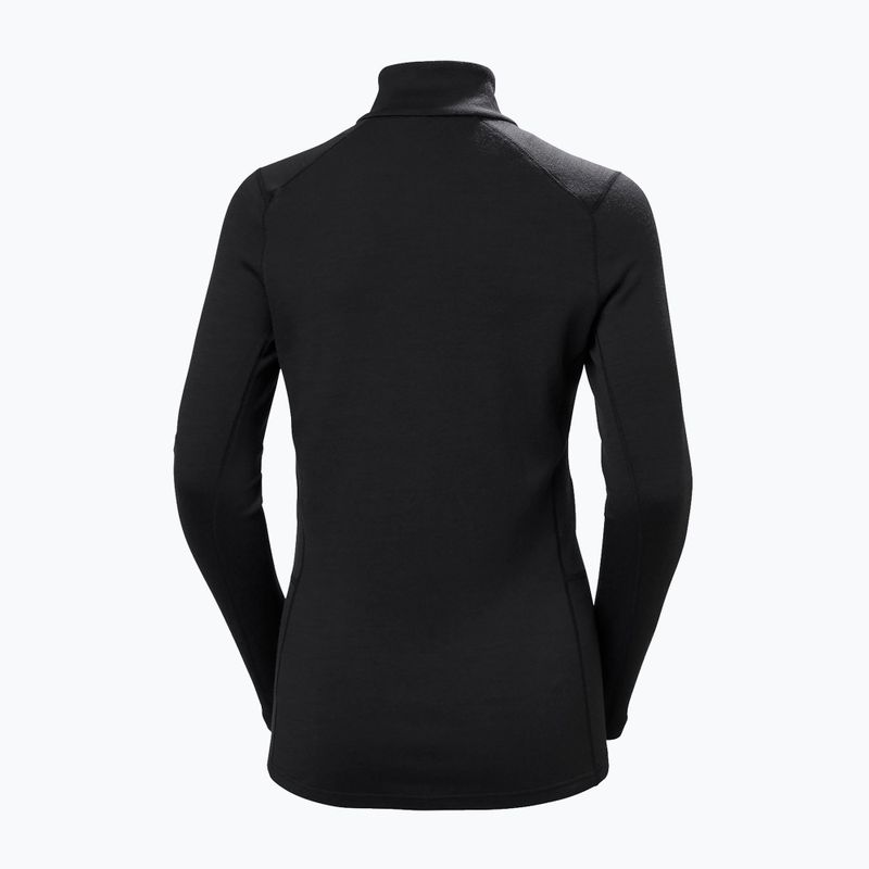 Bluza termoaktywna damska Helly Hansen Lifa Merino Midweight 1/2 Zip black 6