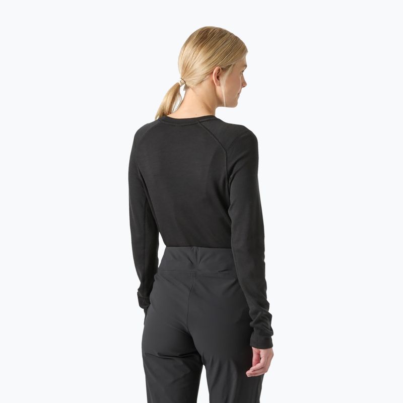 Bluza termoaktywna damska Helly Hansen Lifa Merino Midweight black 2