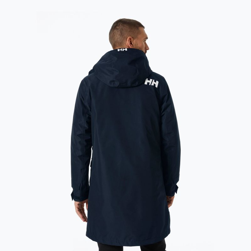 Kurtka przeciwdeszczowa męska Helly Hansen Rigging Coat navy 2