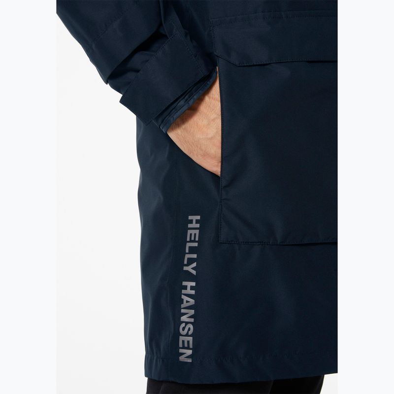Kurtka przeciwdeszczowa męska Helly Hansen Rigging Coat navy 6