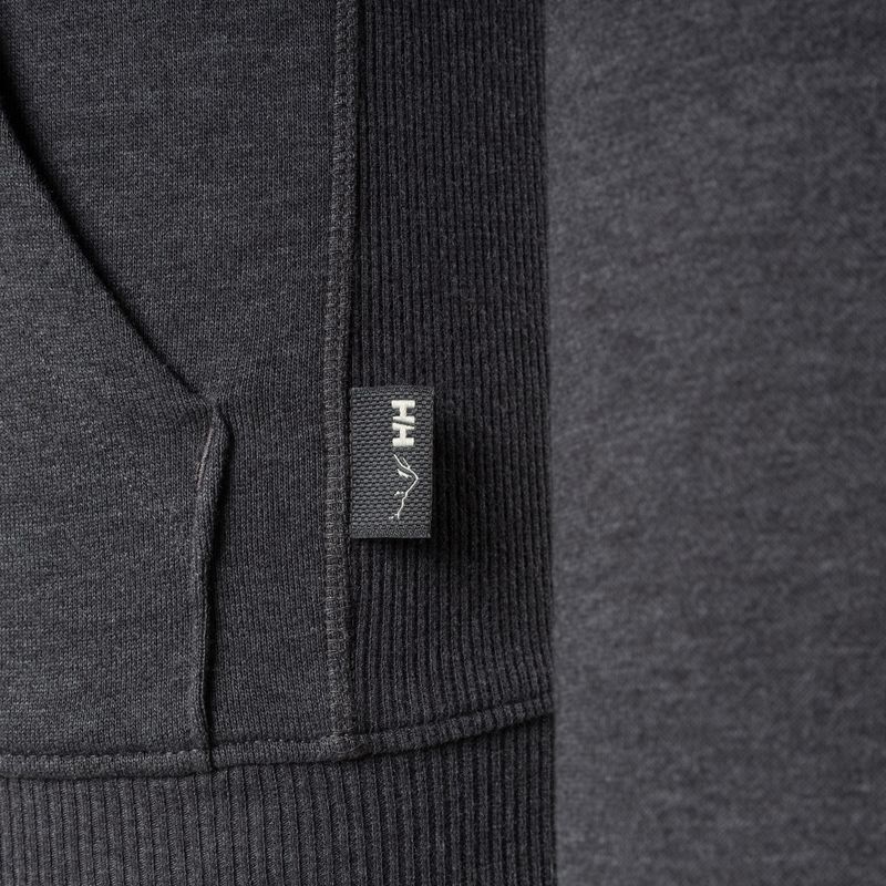 Bluza męska Helly Hansen F2F Organic Cotton Hoodie ebony melange 4