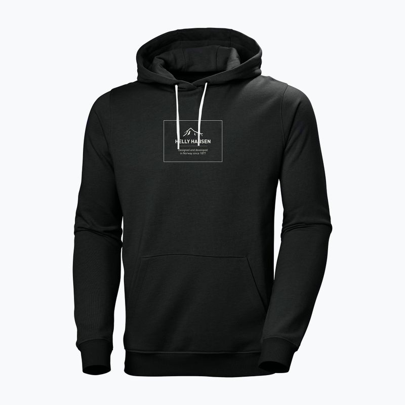 Bluza męska Helly Hansen F2F Organic Cotton Hoodie ebony melange 5
