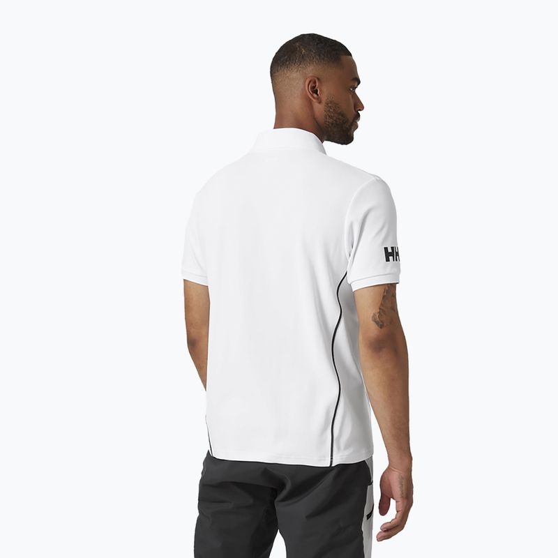 Koszulka trekkingowa męska Helly Hansen Hp Racing Polo white 2