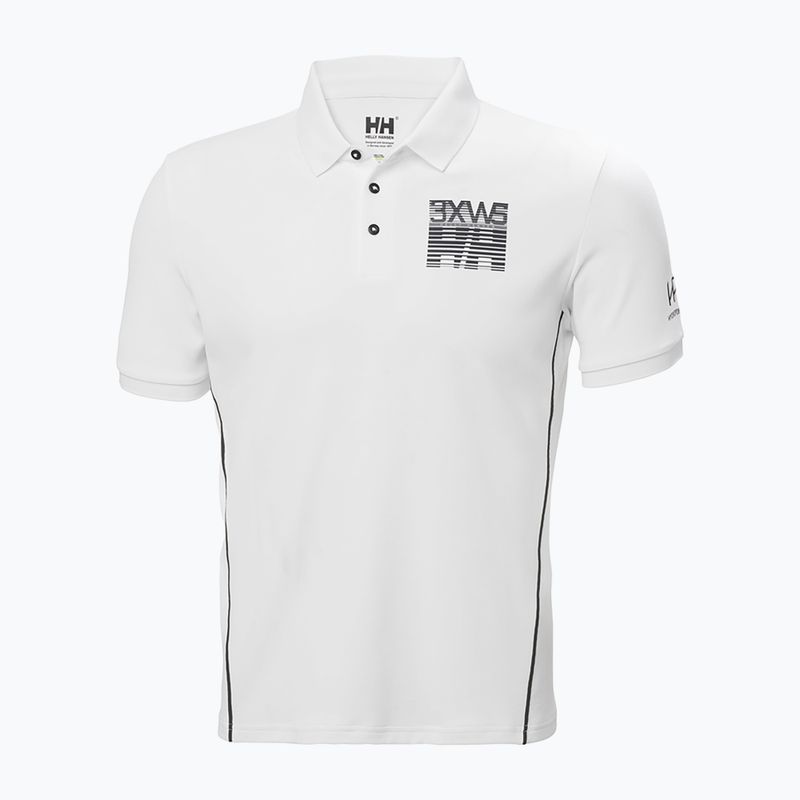 Koszulka trekkingowa męska Helly Hansen Hp Racing Polo white 5