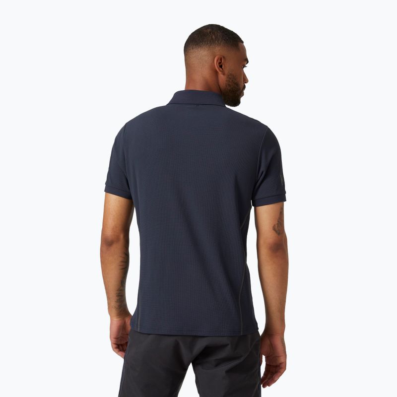 Koszulka trekkingowa męska Helly Hansen Hp Racing Polo navy 2