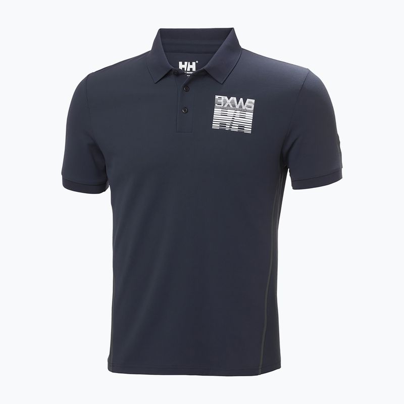 Koszulka trekkingowa męska Helly Hansen Hp Racing Polo navy 5