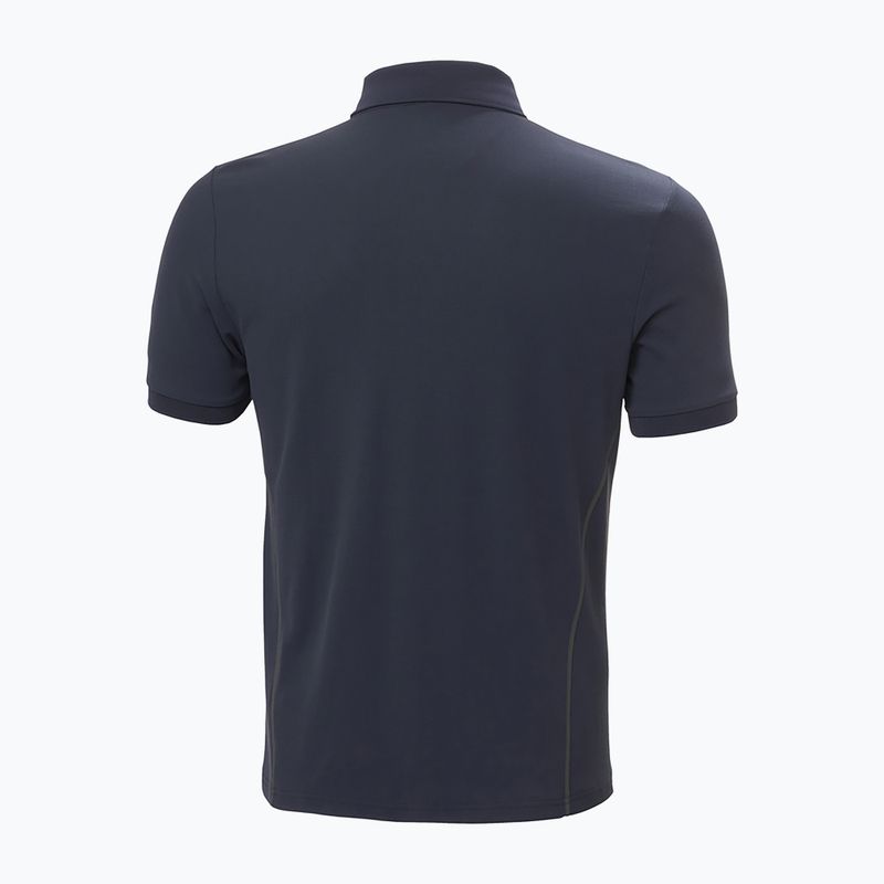 Koszulka trekkingowa męska Helly Hansen Hp Racing Polo navy 6