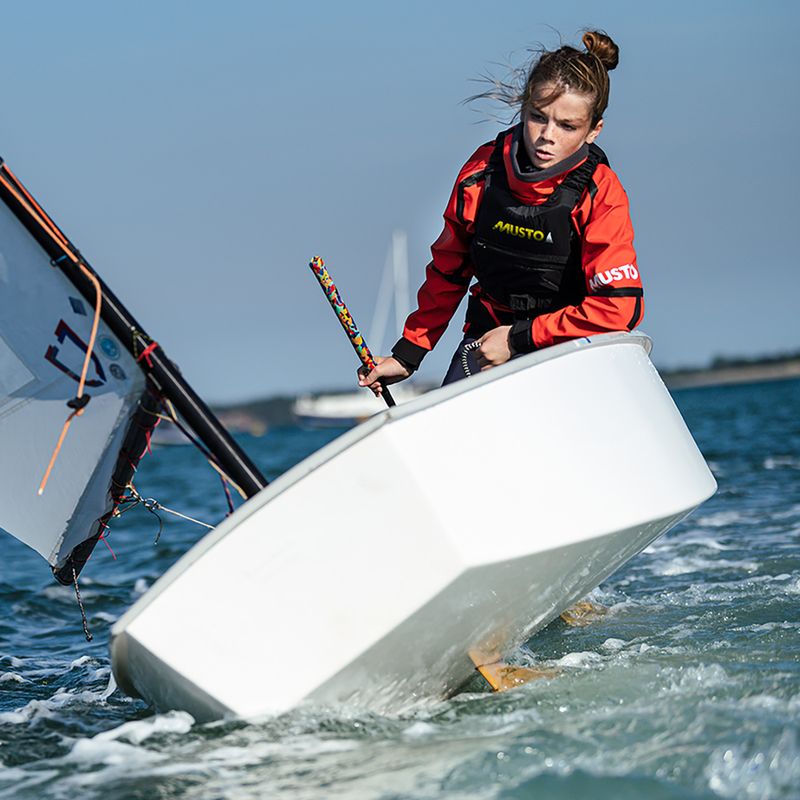 Bluza żeglarska dziecięca Musto Championship Aqua Top 2.0 Jr oxy fire 4