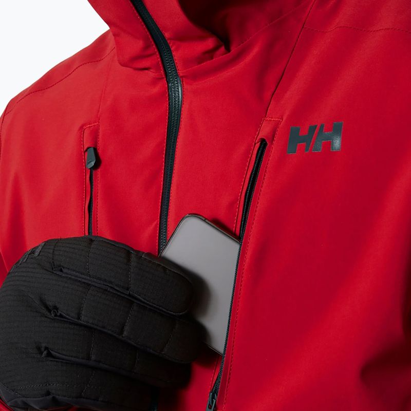Kurtka narciarska męska Helly Hansen Alpha 3.0 red 4