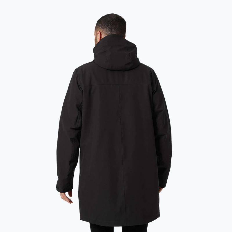Płaszcz zimowy męski Helly Hansen Mono Material Insulated Rain Coat black 2