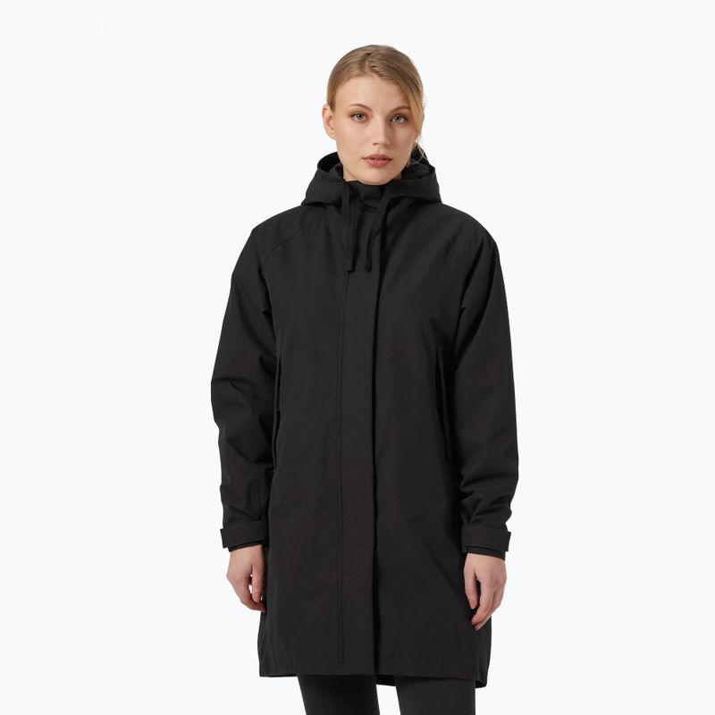 Płaszcz zimowy damski Helly Hansen Mono Material Insulated Rain Coat black