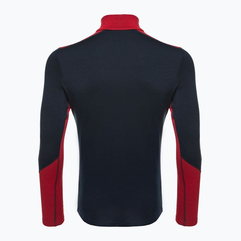 Longsleeve termoaktywny męski Helly Hansen Lifa Merino Midweight 1/2 Zip navy 2