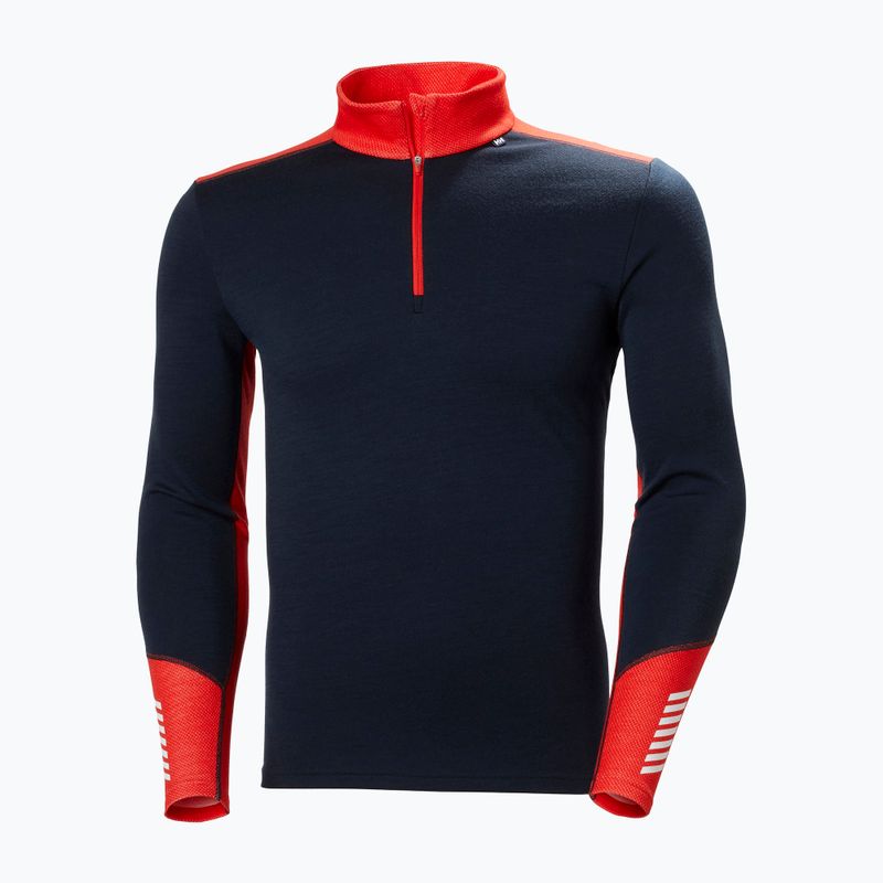 Bluza termoaktywna męska Helly Hansen Lifa Merino Midweight 1/2 Zip navy 5