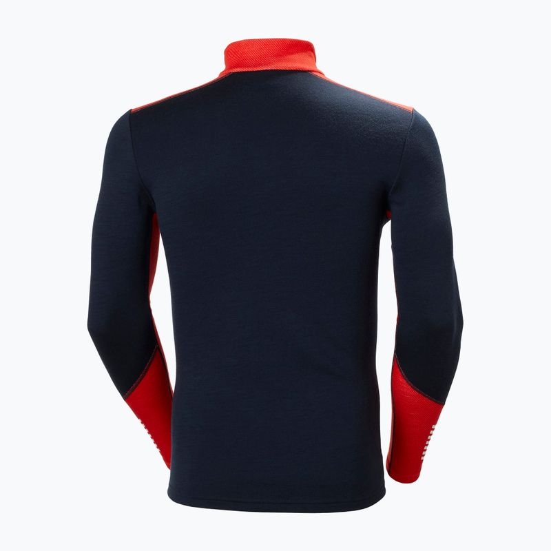 Longsleeve termoaktywny męski Helly Hansen Lifa Merino Midweight 1/2 Zip navy 6