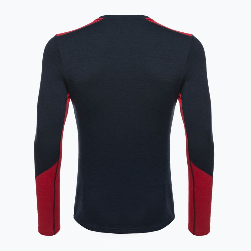 Bluza termoaktywna męska Helly Hansen Lifa Merino Midweight Crew navy/598 2