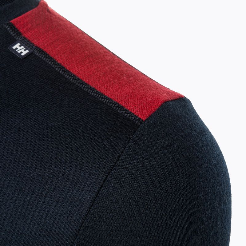 Bluza termoaktywna męska Helly Hansen Lifa Merino Midweight Crew navy/598 3